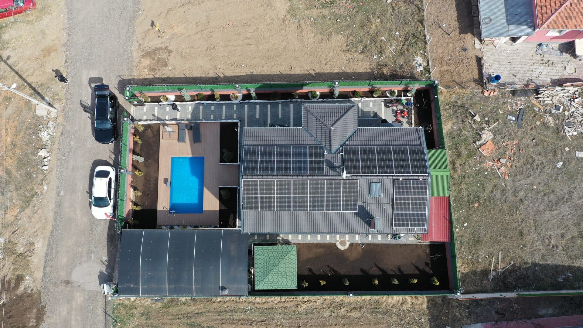 Ankara Çubuk 10 kW On-Grid Hibrit GES ve Batarya Projesi
