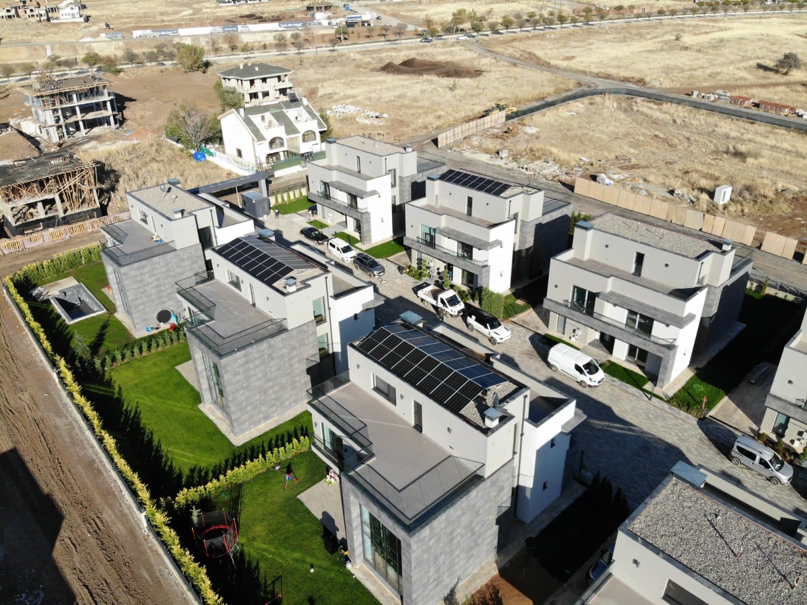 Ankara Beytepe Marus Sitesi 3 Villa Hibrit Batarya GES Projesi