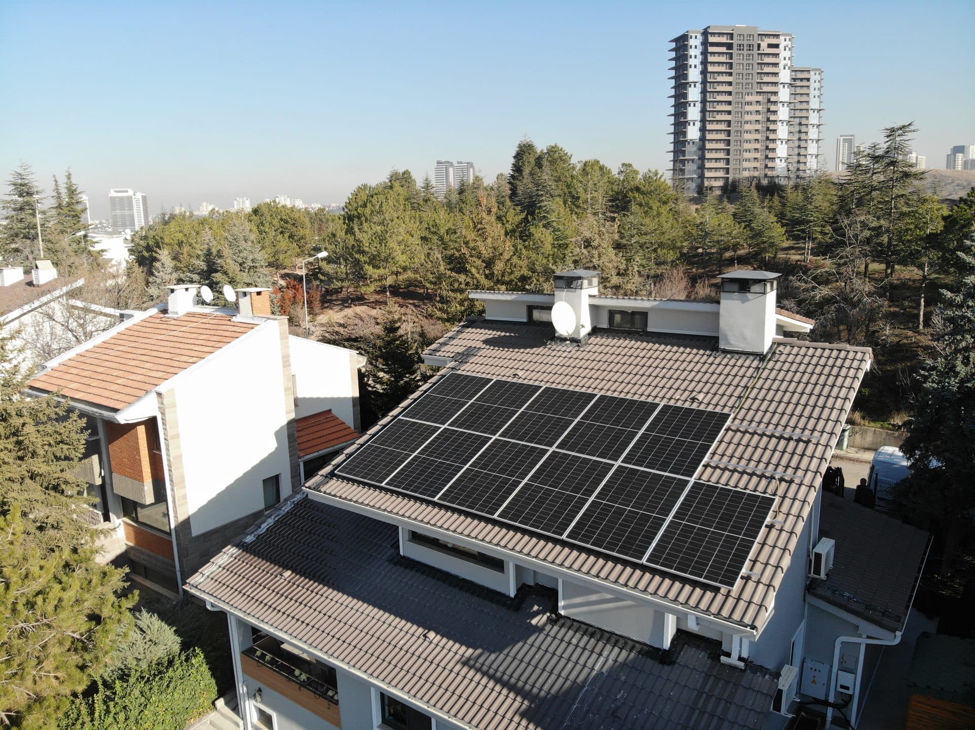 Ankara Çankaya Alacaatlı 6 kW On-Grid Hibrit GES Projesi