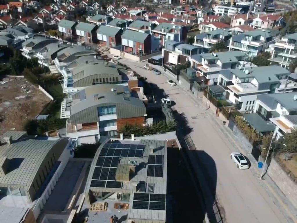 Ankara Beytepe Angora Evleri 12 kWp On-Grid GES Projesi